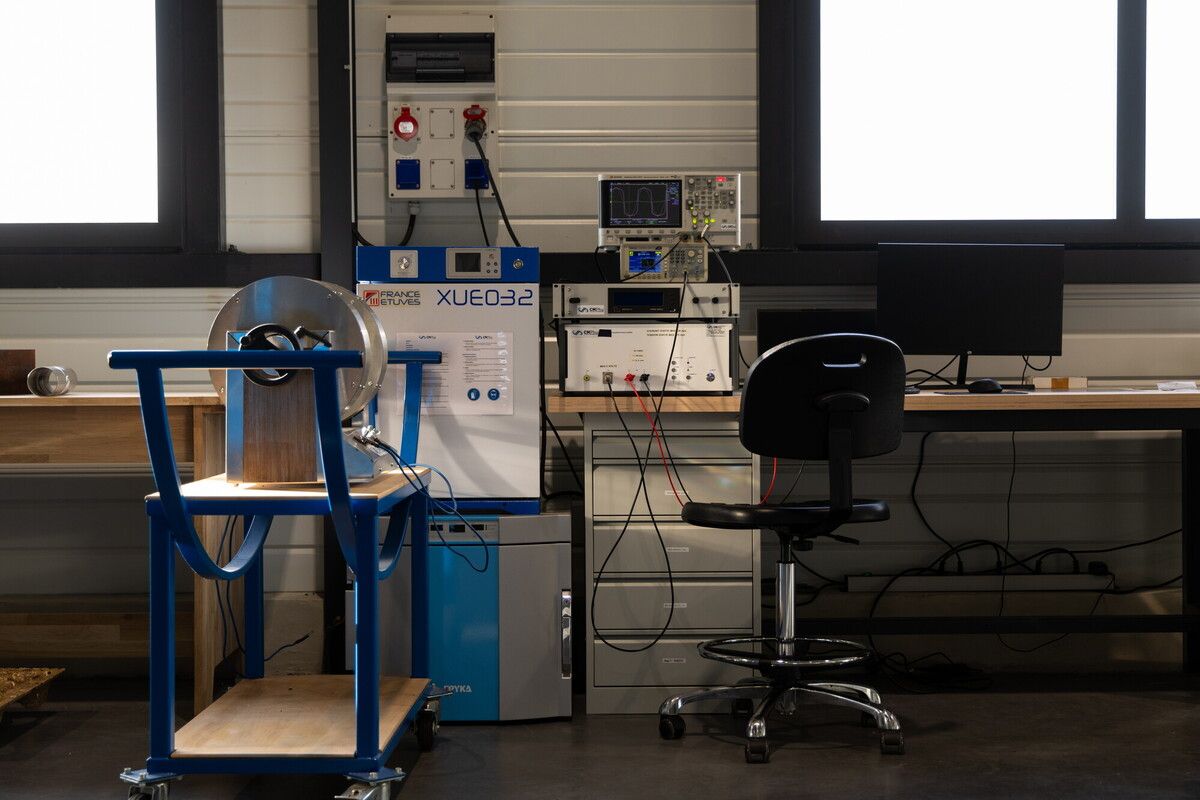 Banc d'étalonnage au laboratoire CMPHY